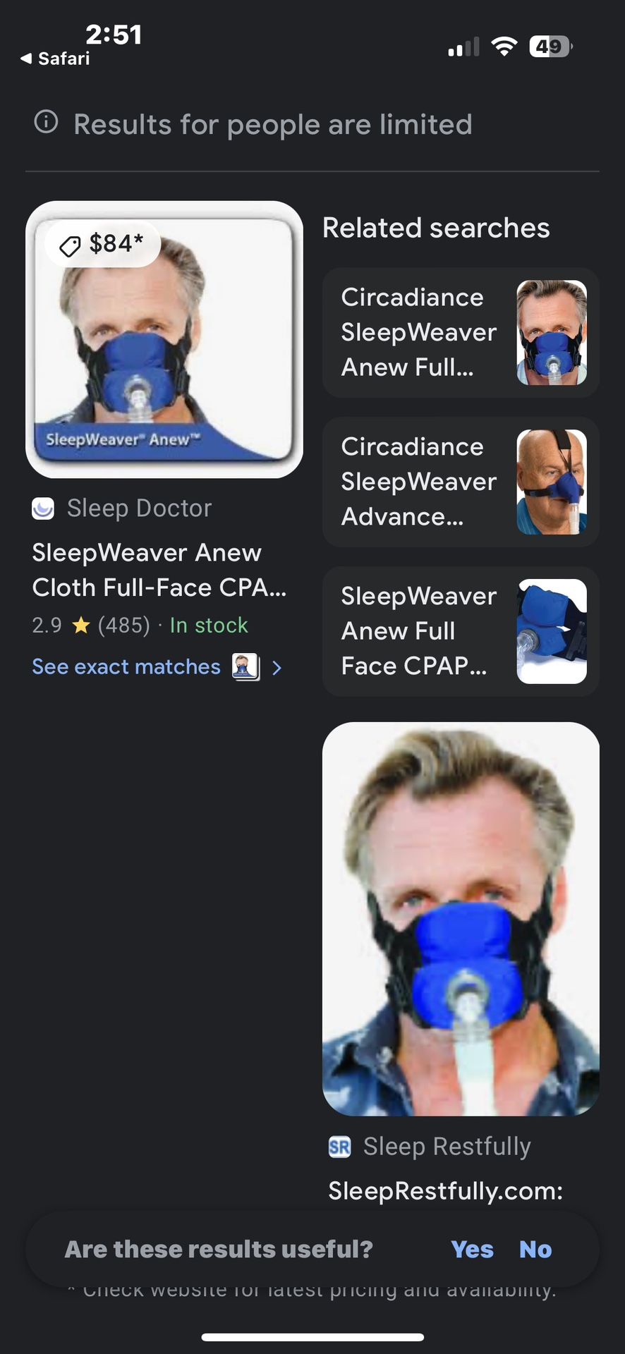 New Sleep Weaver Cloth Mask