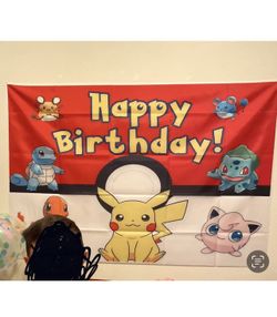 Pokémon Birthday Banner