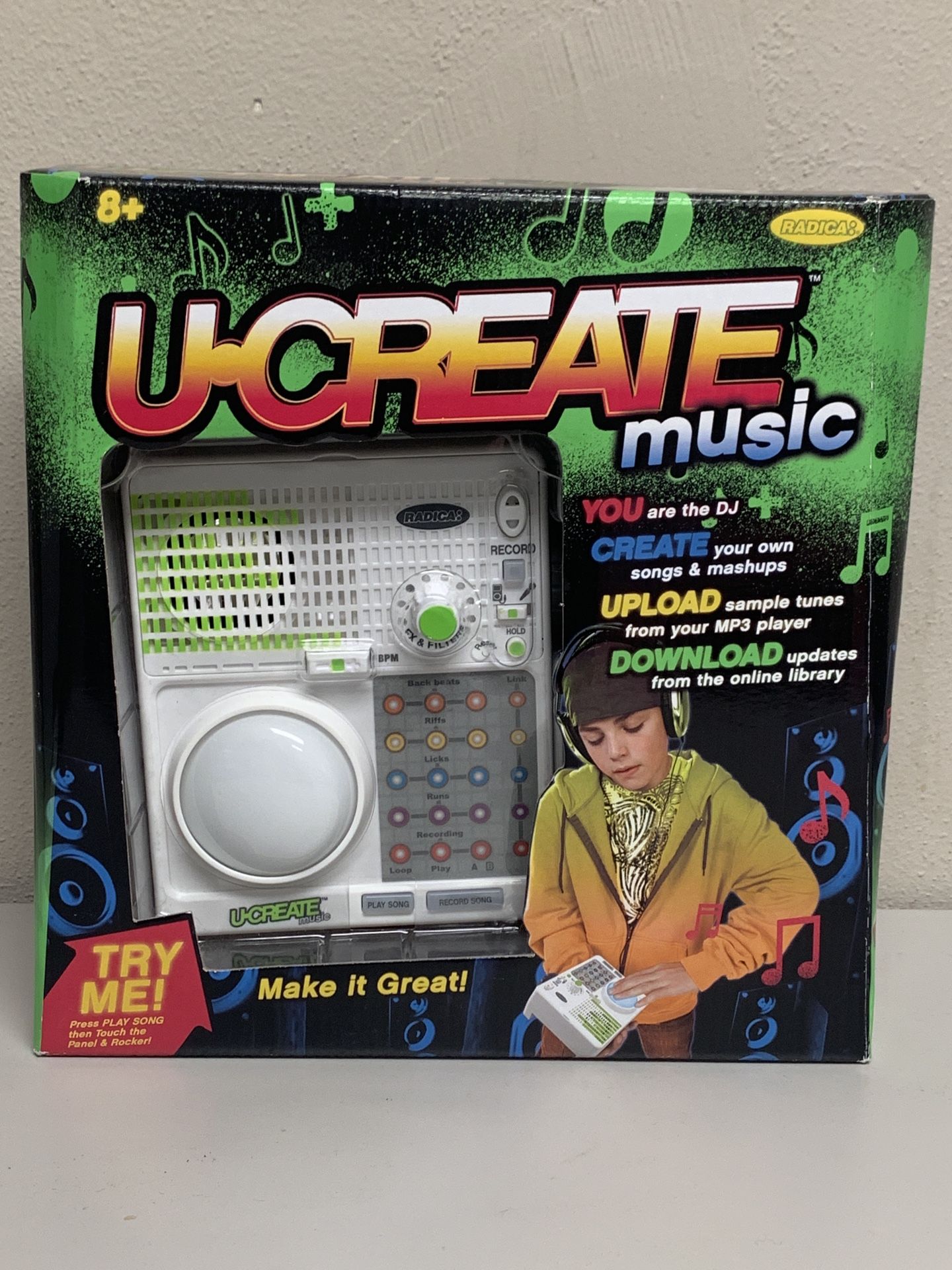 Radica U-Create Music N9496 Sampler DJ Mixer Mattel 2009