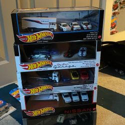 Hot Wheels- BMW, JAY LENO, NISSAN, MERCEDES BENZ box sets