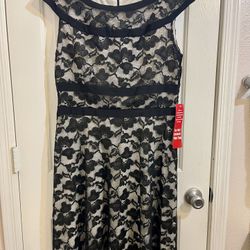 Black Lace Dress Size 14