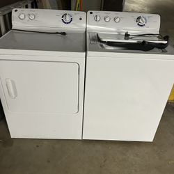 GE Washer, And gas dryer