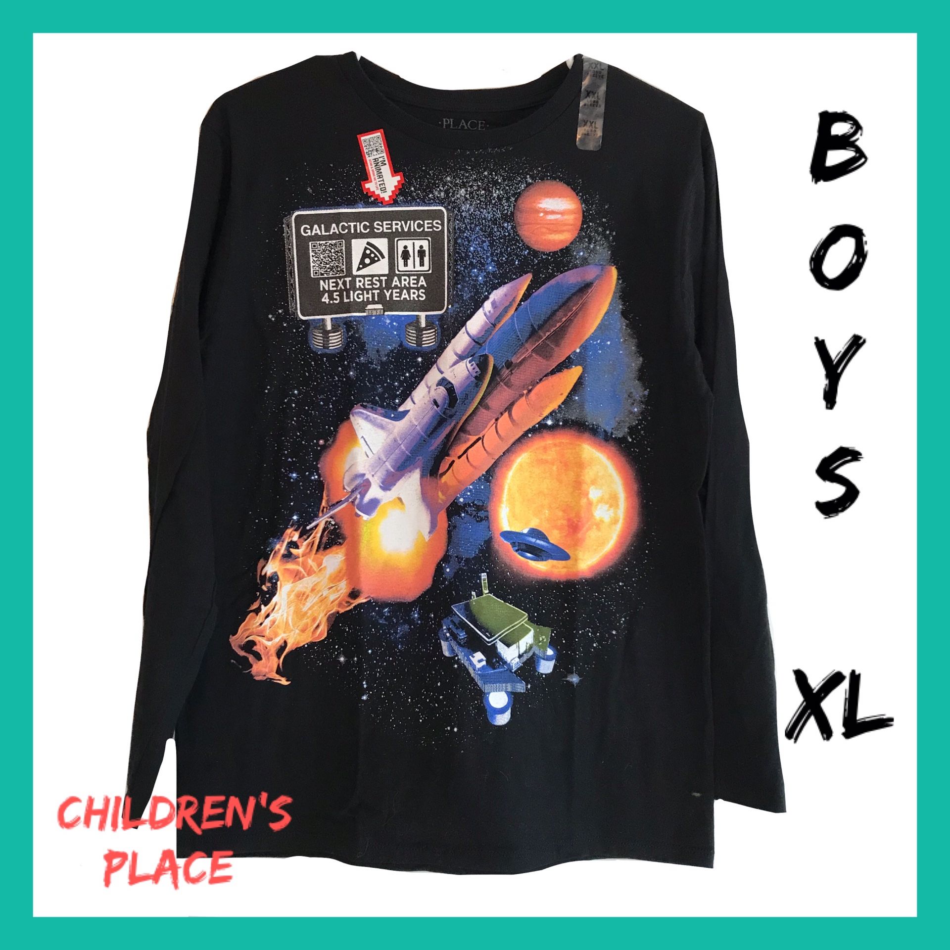 NWT Boys Children’s Place Long Sleeve Shirt Sz:XL