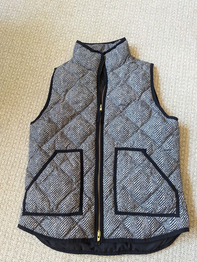 J.Crew Down Puffer Puffy Vest Ladies Small 