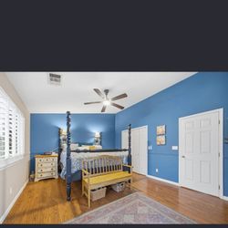 Cal King Bed Frame And Side Tables 