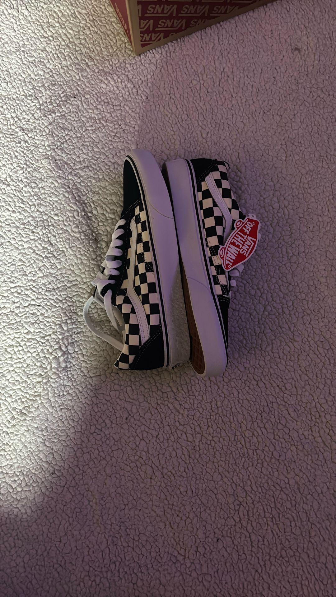 Checkered Vans 