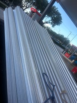 Galvanized corrugated sheets 8 ft by 20 inches Roofing,fencing, decorative