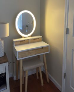 Makeup table