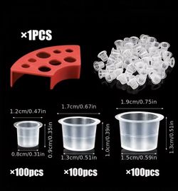 TATTOO INK 🫟 CUP SET W/HOLDER   😜