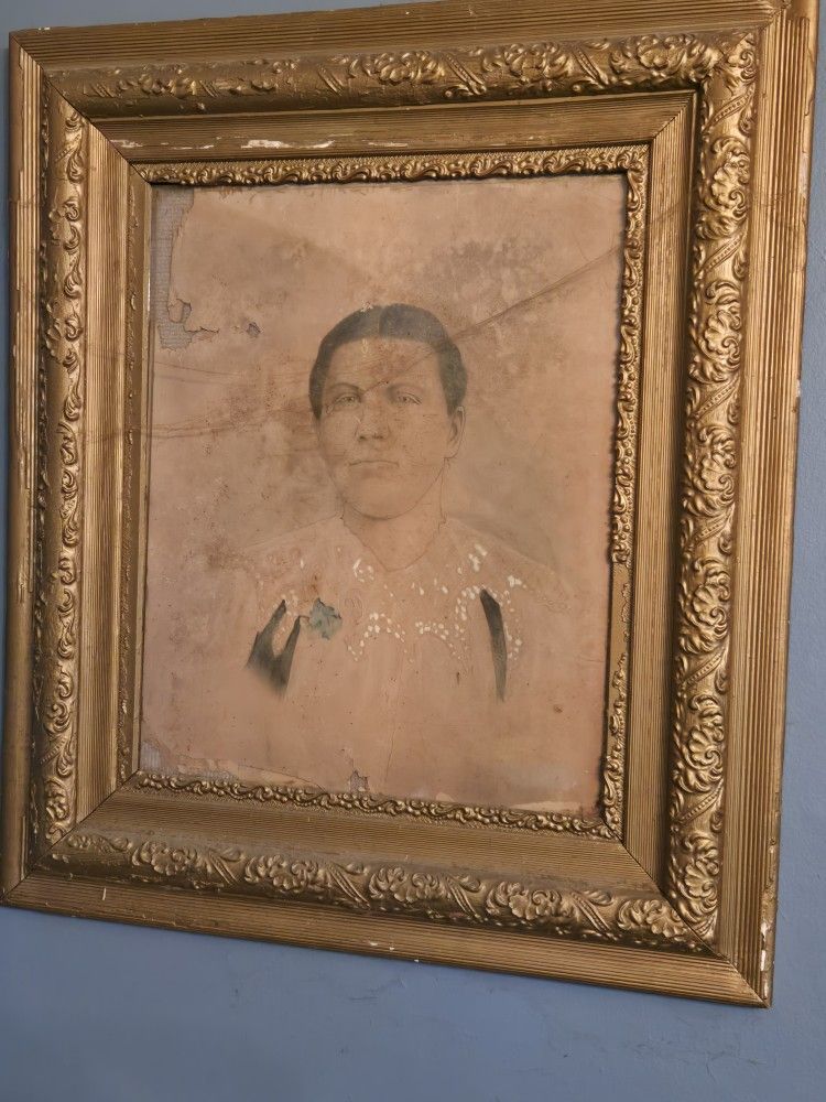 Very Old Photo And Frame