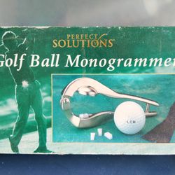 Golf Ball Monogram 