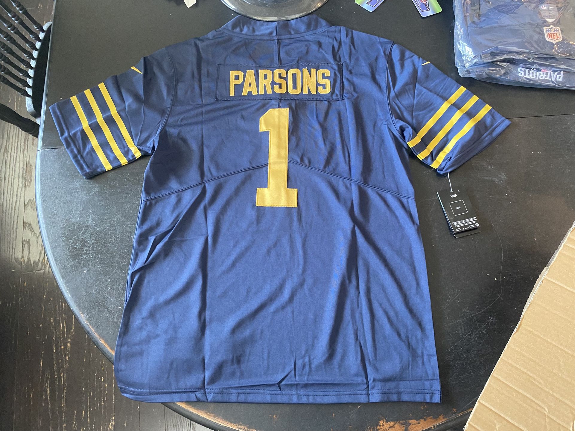Green Bay Packers #1 Parsons Jerseys Adult Sizes Small Up To 3XL 
