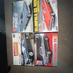 Chevy Impala SS 409 Convertible BOYD model car lot of 4 Unopened packages 