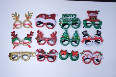 12 Christmas Party glasses