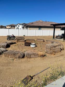Hay bales