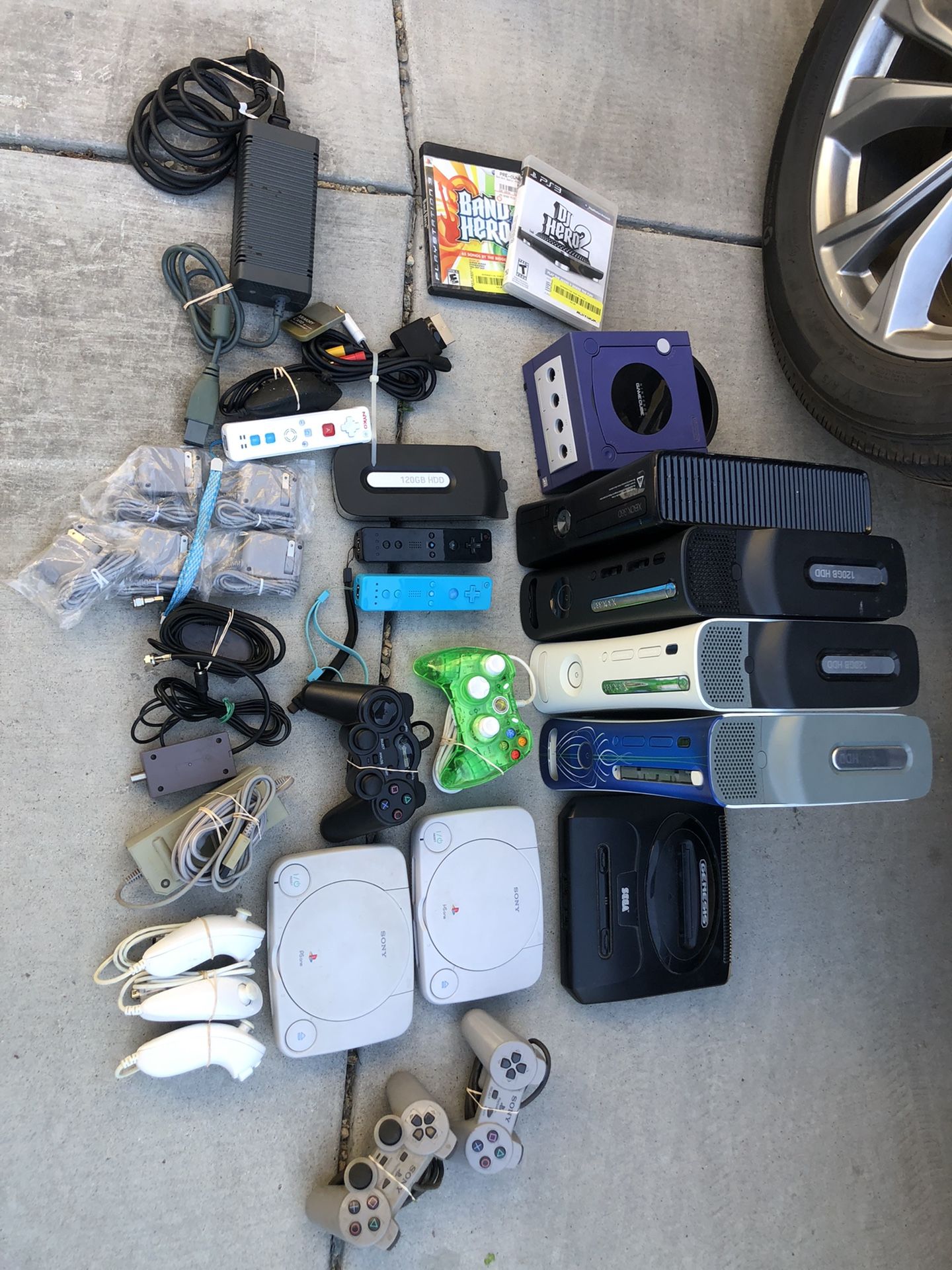 Untested Video Game Console Lot Gamecube Xbox Playstation