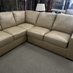 Leather sectionals
