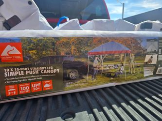 Ozark Trail 10x10 Straight Leg Simple Push Canopy