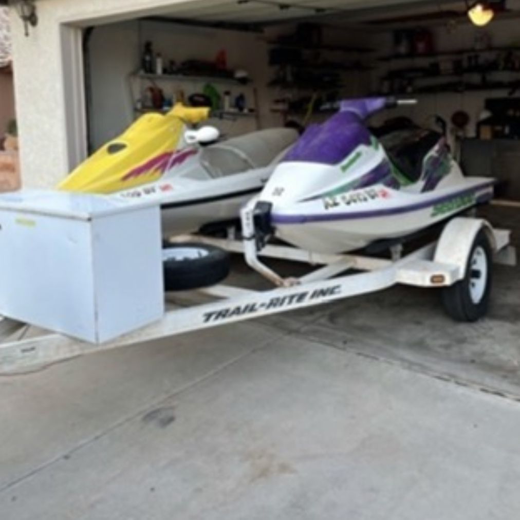 Jet Skis and Trailer
