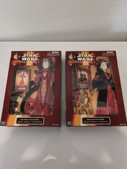 TWO New In Box Star Wars Episode 1 Queen Amidala Dolls