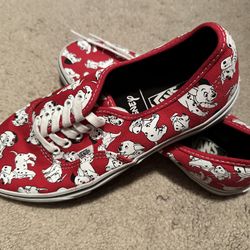 Disney Vans 101 Dalmatians Shoes Women Size 9 Like New 