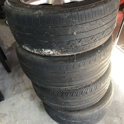 4 Cadillac Tires With Rims 