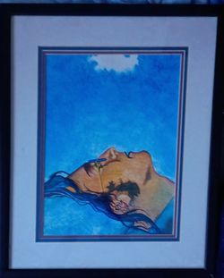 John Lennon Framed Artwork 
