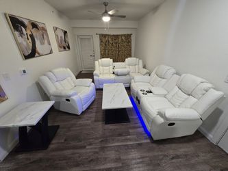 ✨ White Recliner Set – Modern, Elegant and Super Comfortable ✨