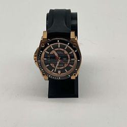 Bulova Icon Collection Quartz Men's Black Silicon Calendar Watch 47MM - 98B152