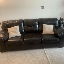 Leather Sofa 