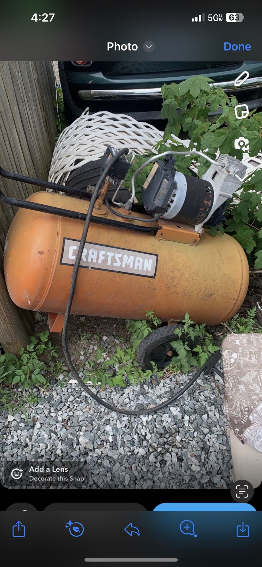 Craftsman Air Compressor Works Fine