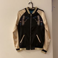 Reversal Silky Bomber Jacket