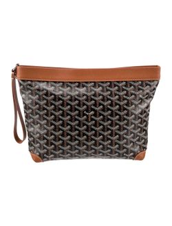 Designer Style Senat-Inspired Zip Pouch Wristlet – Brown or Green