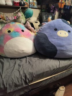 Squishmallow Bundle: Tinley The Axolotl And Ingred The Cow