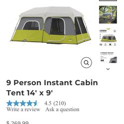 Camping Tent 9 Person Capacity 