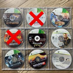 Xbox 360 Games (disc Only)