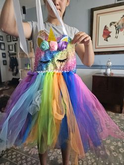Light up unicorn dress