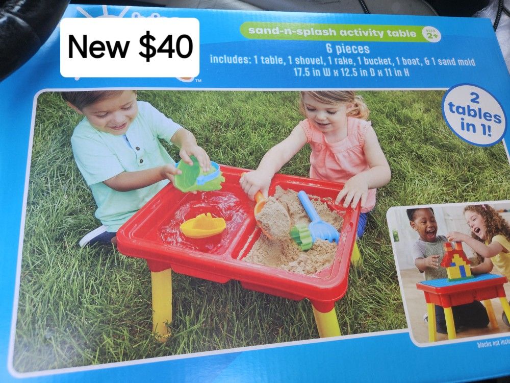Water/Activity Table New