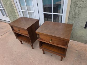 Mid Century Nightstands-Bedside Tables