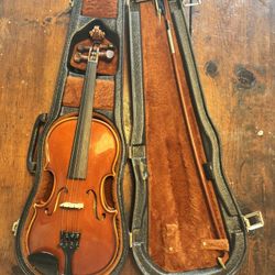 Scherl & Roth Shop Adjusted Copy of Stradivarius 21” 30c 1/2 W/ Case And Bow