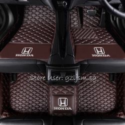 2008-2012 Honda Accord Front & Rear Luxury Waterproof Car Floor Mats