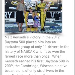NASCAR JACKET FROM MATT KENSETh’s No.17 Year 