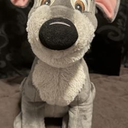 Disney Store Exclusive TRAMP Dog Plush 16" Lady and the Tramp Stuffed Animal 