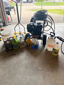 Pressure washing equipment