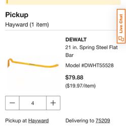 Dewalt Crowbar 21in