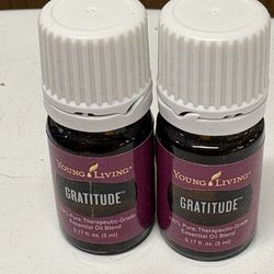 (2) Gratitude 5 mL Young Living Essential Oils