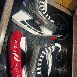 Hockey Skates, Bauer, Fit Size 6.5 To 8.5, New $59