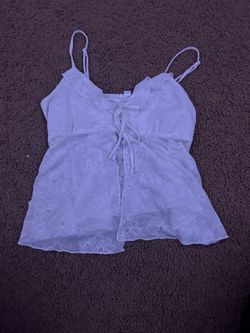 White Garage - Embroidered Mesh XS