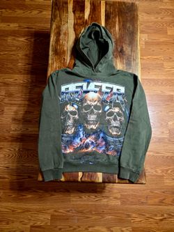 Reever Men's "World Tour" Olive Green Pullover Hoodie