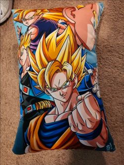 Dragon Ball Z Super Saiyan Throw Pillow